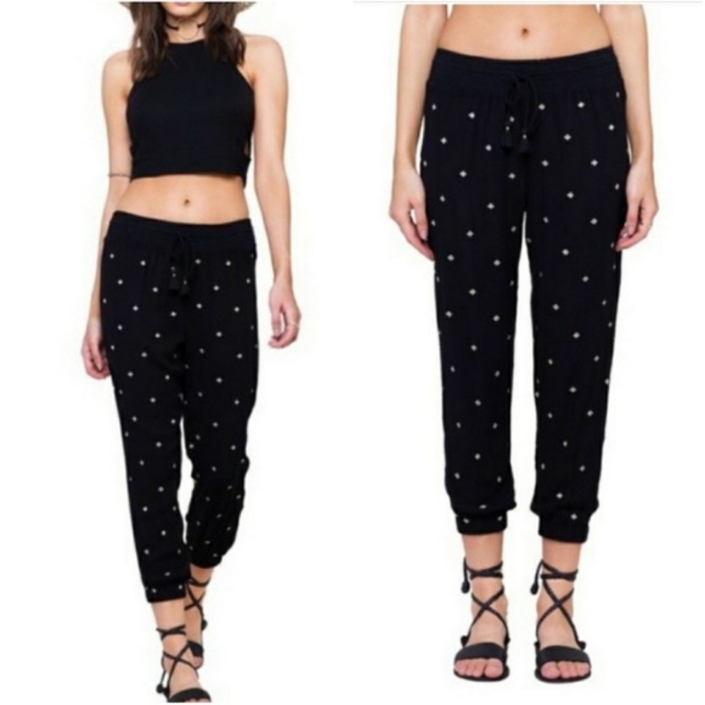Amuse Society Garrett gold diamond jogger pants S